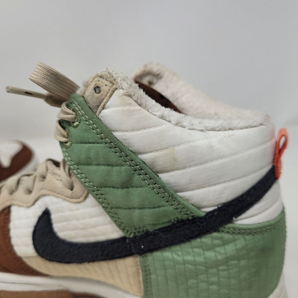 Nike Dunk High LX Next Nature Toasty Womens 6 Summit White Black Green Sneakers - Picture 15 of 16